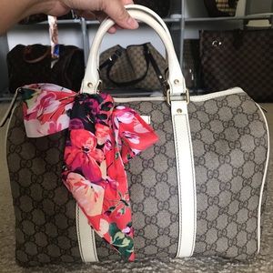 preowned vintage Gucci boston bag